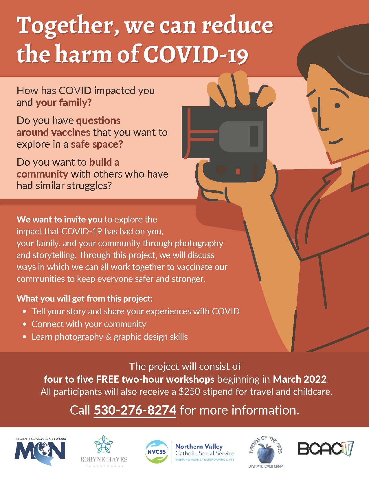 A flyer for the 'Your Voice Matters' photovoice project
