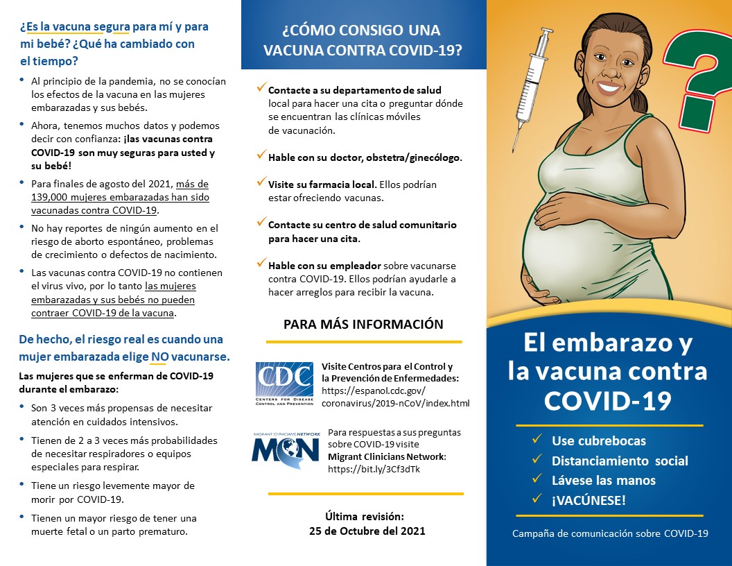El embarazo y la vacuna contra COVID-19