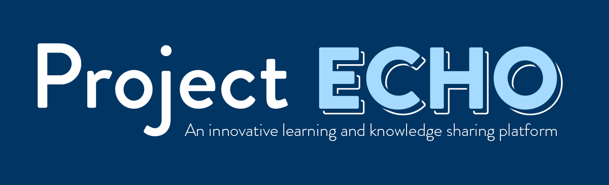Project ECHO: An innovative learning and knowledge sharing platform