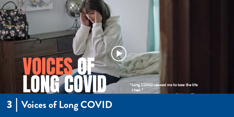 A person experiencing with long covid