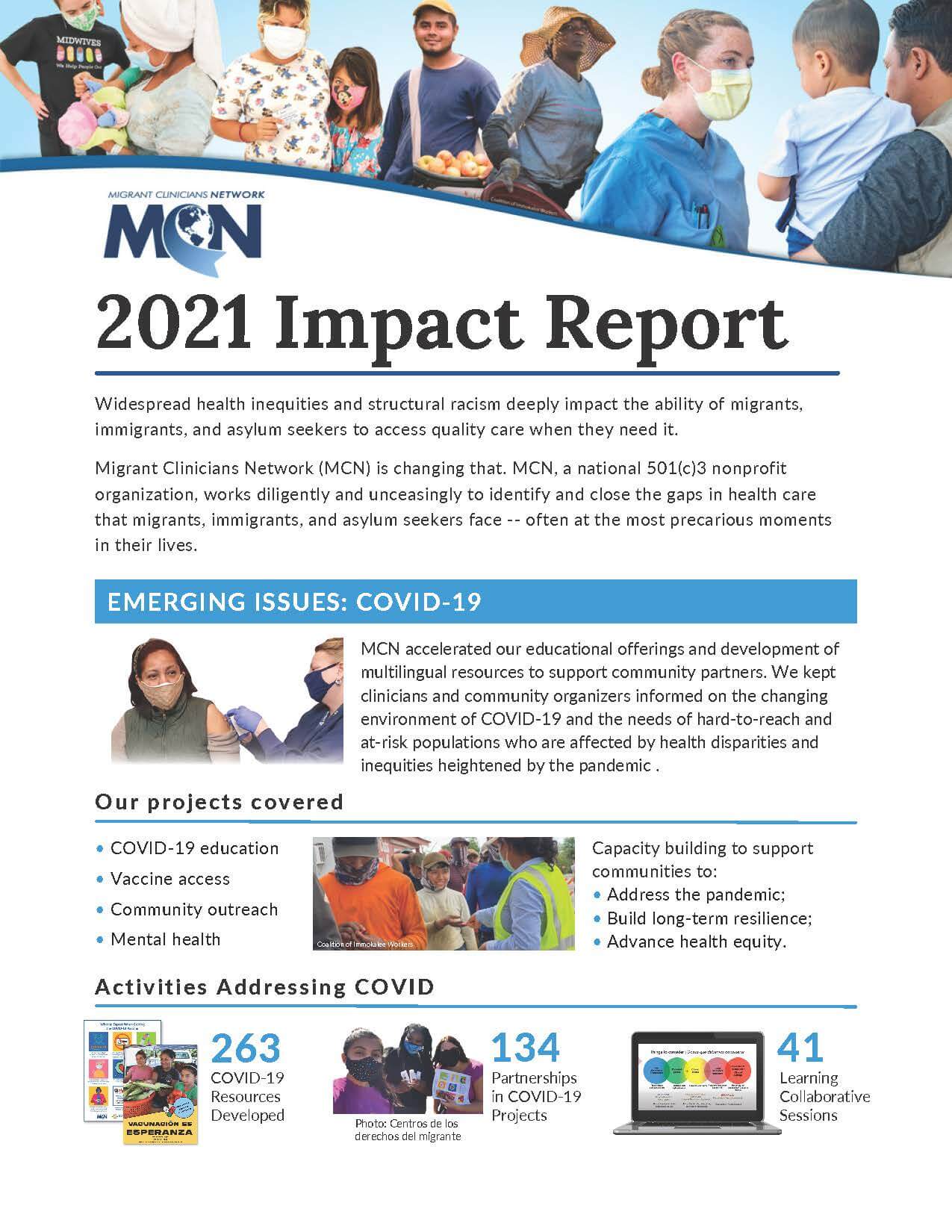 MCN's 2021 Impact Report