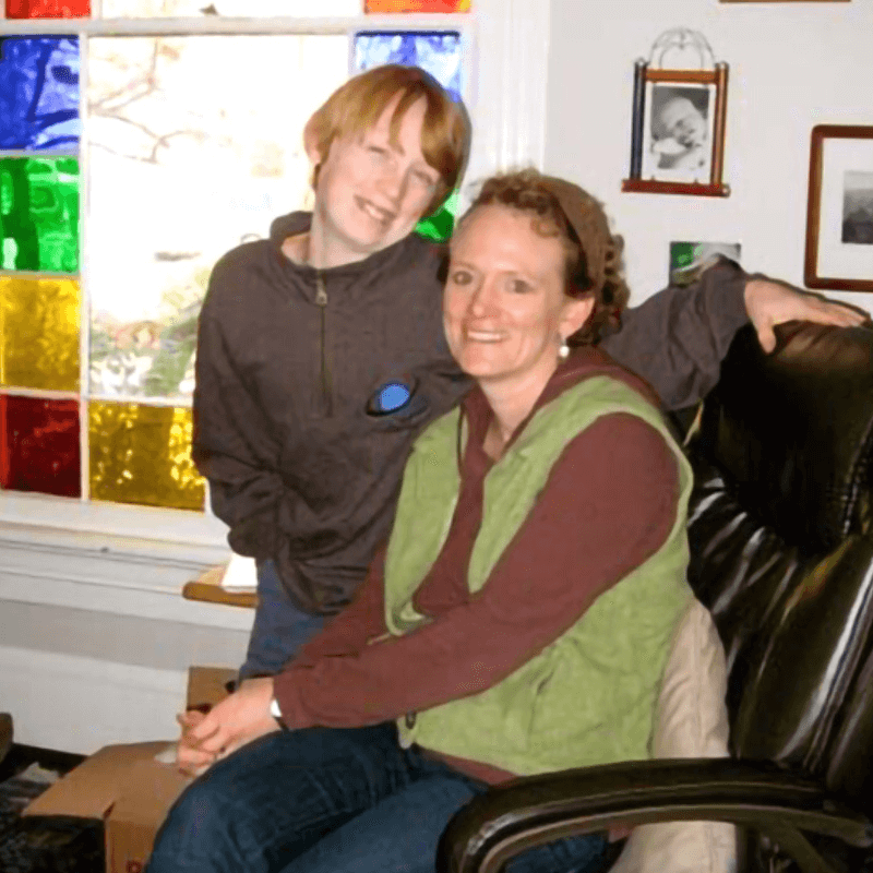 Jillian with her son, Nathaniel