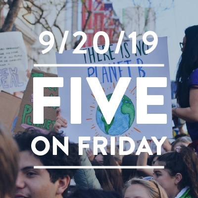Five on Friday: September 20, 2019
