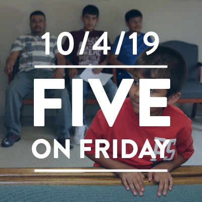 Five on Friday: October 4, 2019