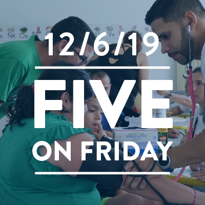 Five on Friday: December 6, 2019