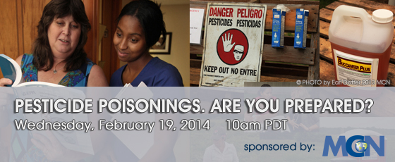 Webinar: Pesticide poisonings. Are you prepared?