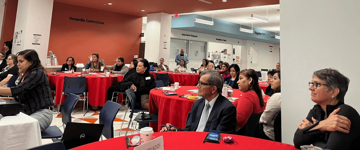 Attendees at the women's conference