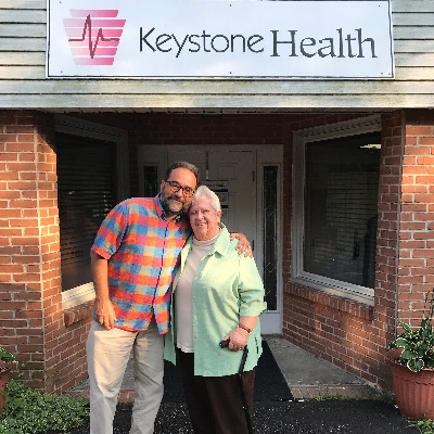 MCN's Dr. Laszlo Madaras with Mary Englerth, PA